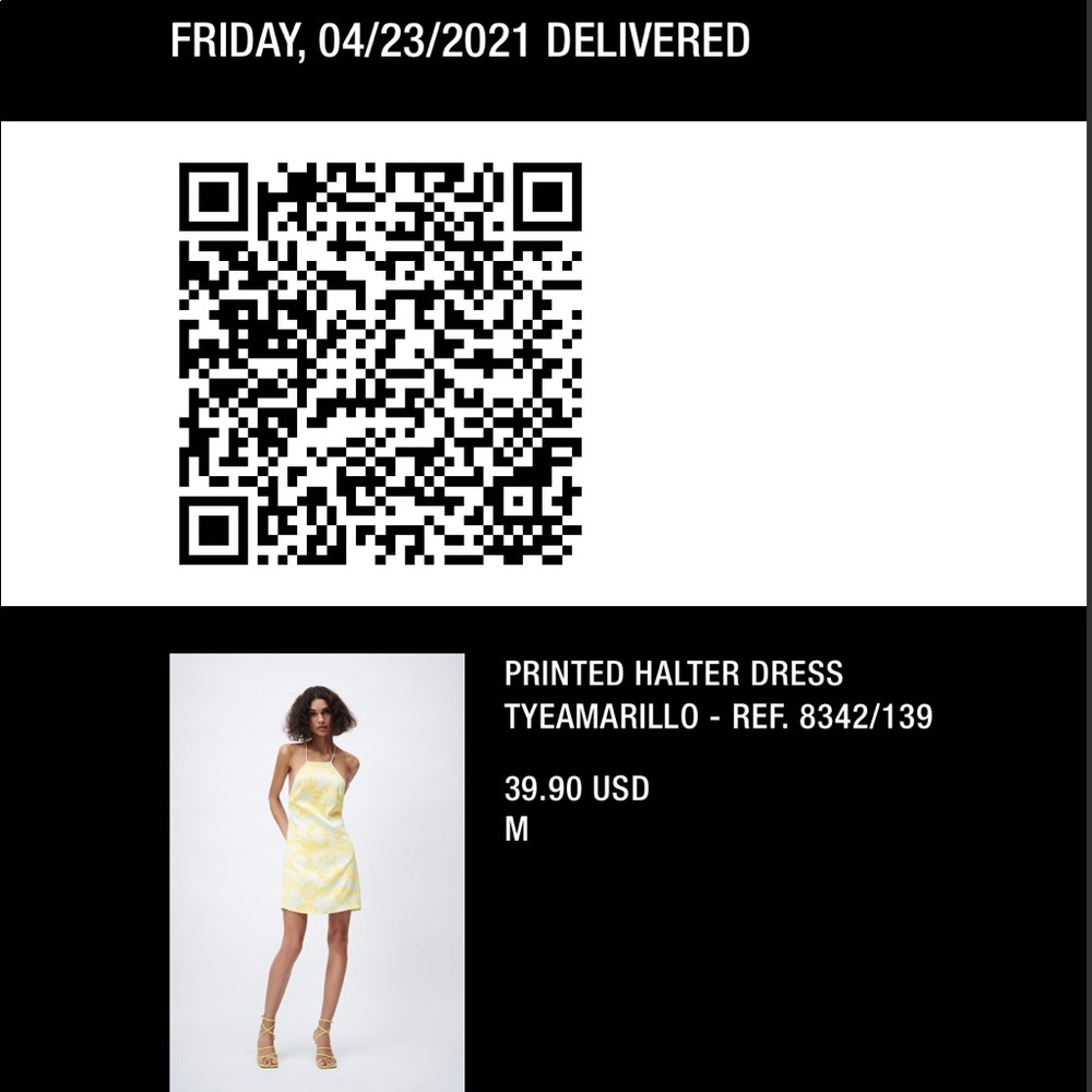 ZARA brand new dress